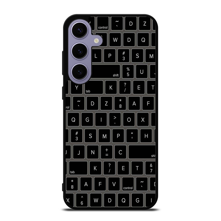 BLACK KEYBOARD PATTERN Samsung Galaxy S24 Plus Case