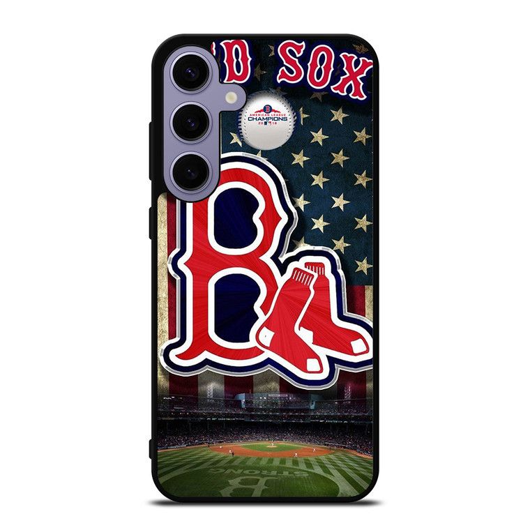 BOSTON RED SOX BASEBALL USA FLAH Samsung Galaxy S24 Plus Case