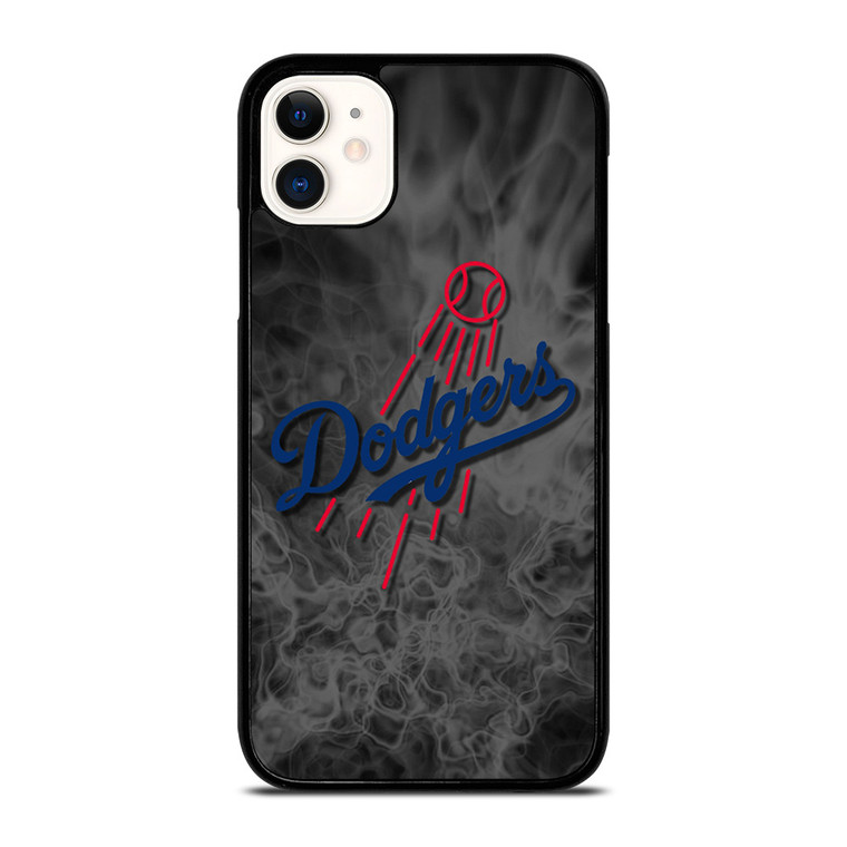LA DODGERS DARK FLAMES iPhone 11 Case