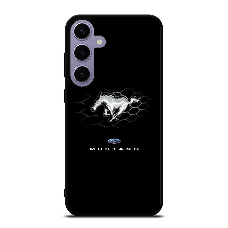 FORD MUSTANG LOGO BLACK Samsung Galaxy S24 Plus Case