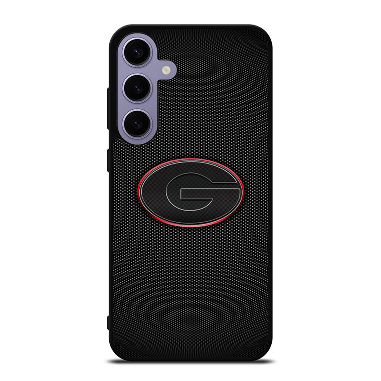 GEORGIA BULLDOGS CARBON LOGO Samsung Galaxy S24 Plus Case