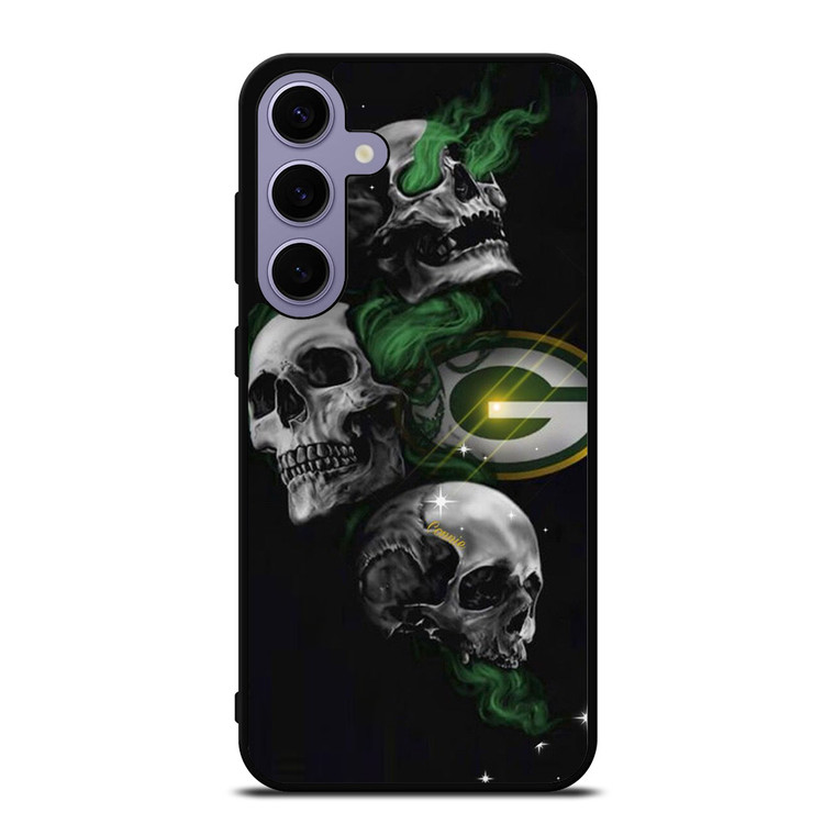 GREEN BAY PACKERS SKULLS AREA Samsung Galaxy S24 Plus Case