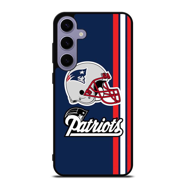 NEW ENGLAND PATRIOTS STRIPS HELMET Samsung Galaxy S24 Plus Case