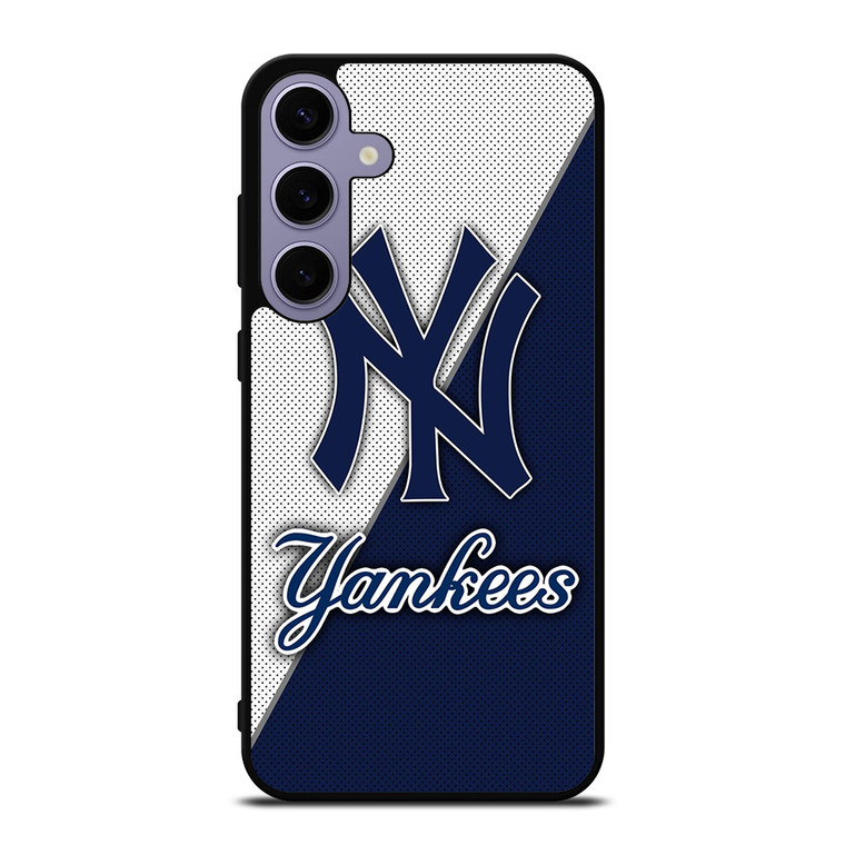 NEW YORK YANKEES WHITE BLUE Samsung Galaxy S24 Plus Case