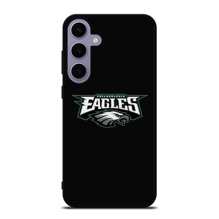 PHILADELPHIA EAGLES LOGO BLACK Samsung Galaxy S24 Plus Case