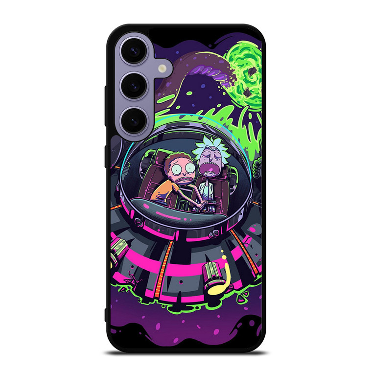 RICK AND MORTY UFO ART Samsung Galaxy S24 Plus Case