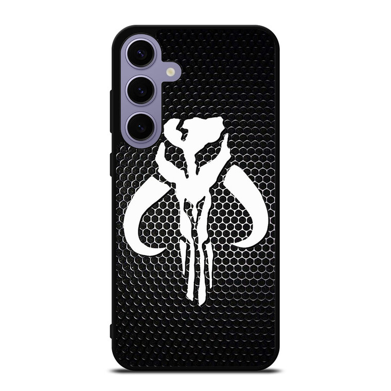 STAR WARS MANDALORIAN LOGO CARBON Samsung Galaxy S24 Plus Case
