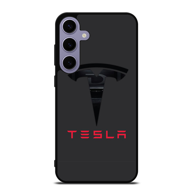 TESLA MOTORS BLACK ICON Samsung Galaxy S24 Plus Case