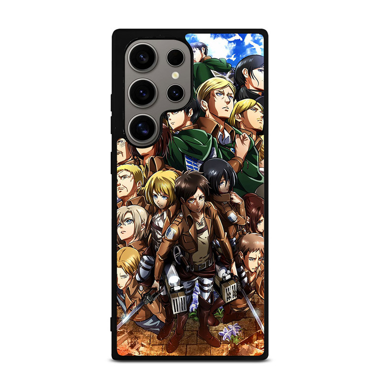 ATTACK ON TITAN ALL CHARACTERS Samsung Galaxy S24 Ultra Case