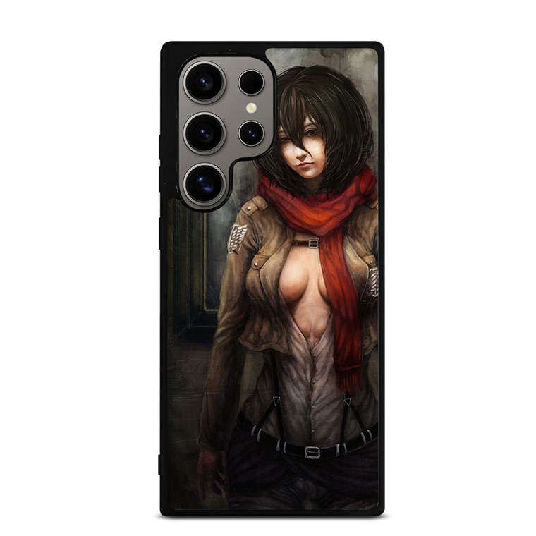 ATTACK ON TITAN MIKASA ACKERMAN DARK Samsung Galaxy S24 Ultra Case