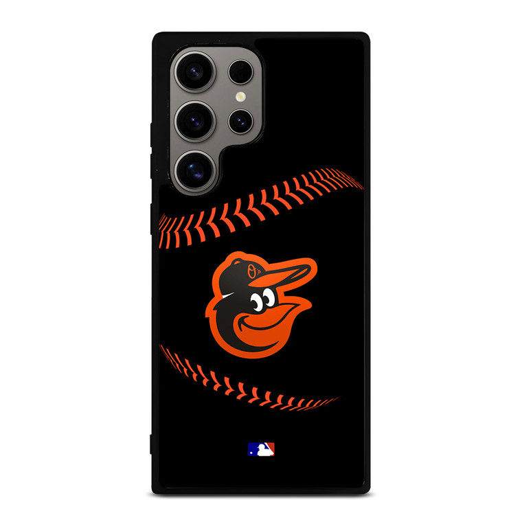 BALTIMORE ORIOLES BASEBALL BLACK Samsung Galaxy S24 Ultra Case