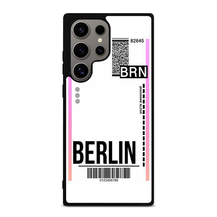 BERLIN BOARDING PASS Samsung Galaxy S24 Ultra Case