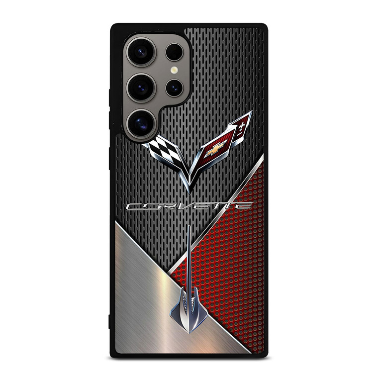 CORVETTE STINGRAY RED C7 Samsung Galaxy S24 Ultra Case