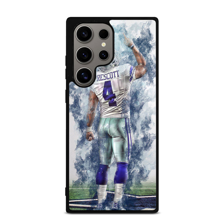 DAK PRESCOTT SMOKE COWBOYS DALLAS COWBOYS FOOTBALL Samsung Galaxy S24 Ultra Case