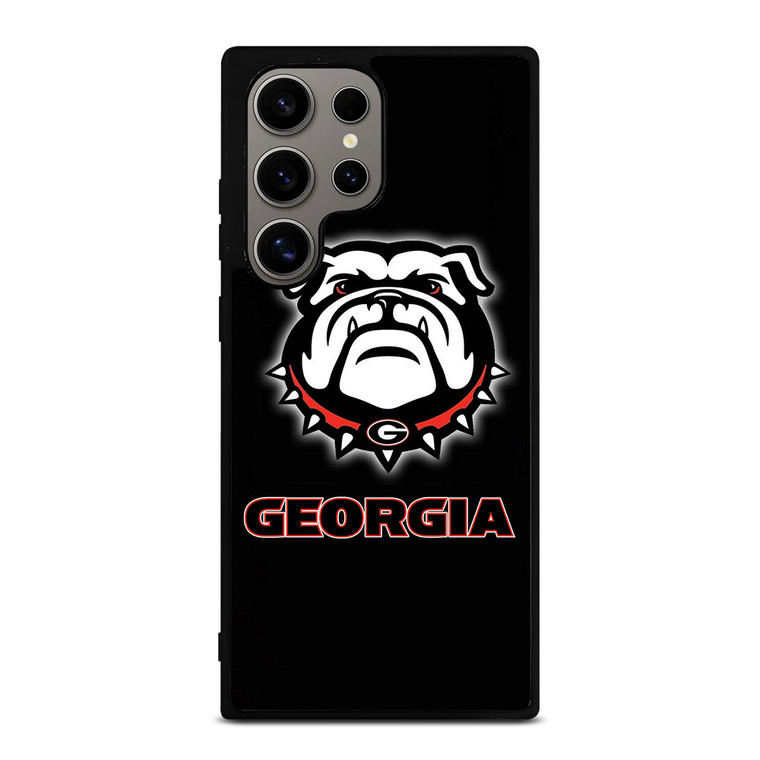 GEORGIA BULLDOGS BLACK WALL Samsung Galaxy S24 Ultra Case