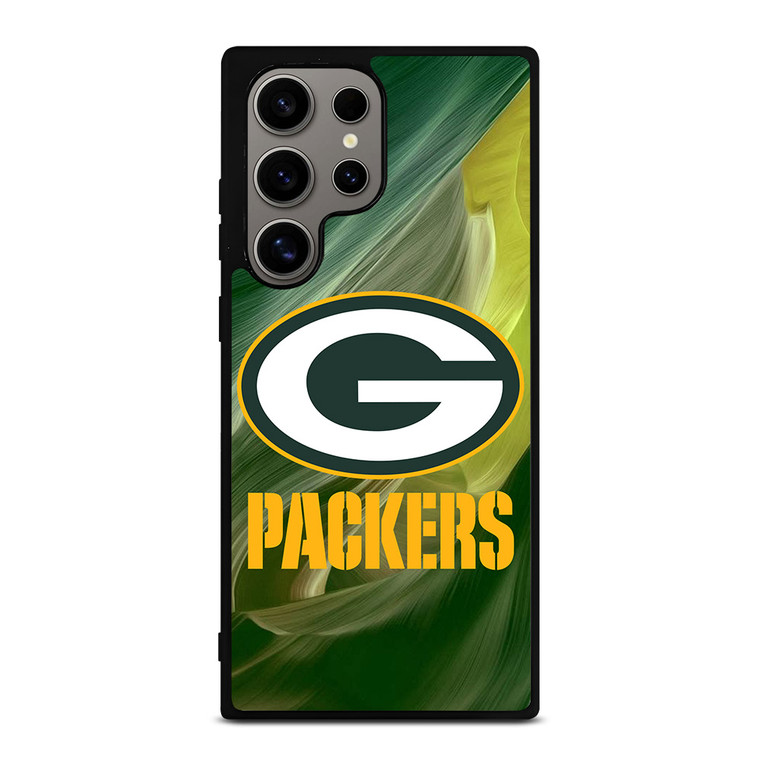 GREEN BAY PACKERS ART FOOTBALL Samsung Galaxy S24 Ultra Case