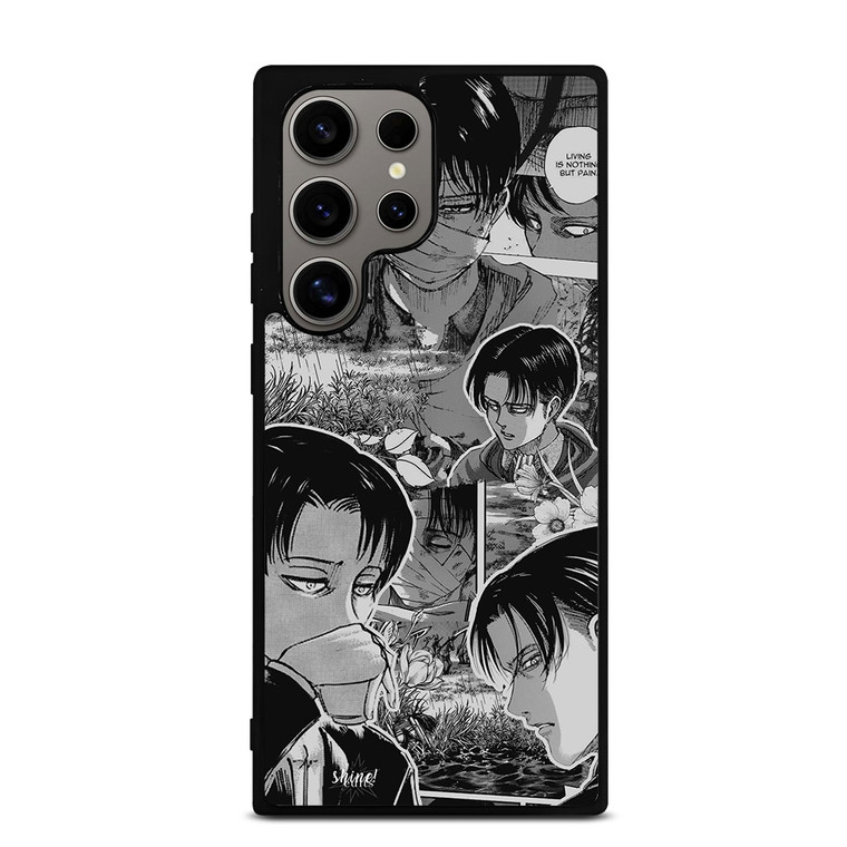 LEVI ACKERMAN ATTTACK ON TITAN MANGA Samsung Galaxy S24 Ultra Case