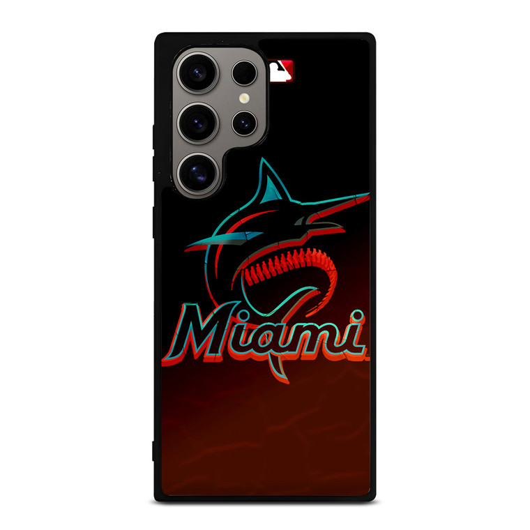 MIAMI MARLINS MLB BASEBALL TEAM LOGO Samsung Galaxy S24 Ultra Case