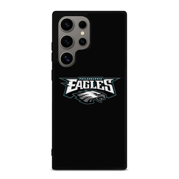 PHILADELPHIA EAGLES LOGO BLACK Samsung Galaxy S24 Ultra Case
