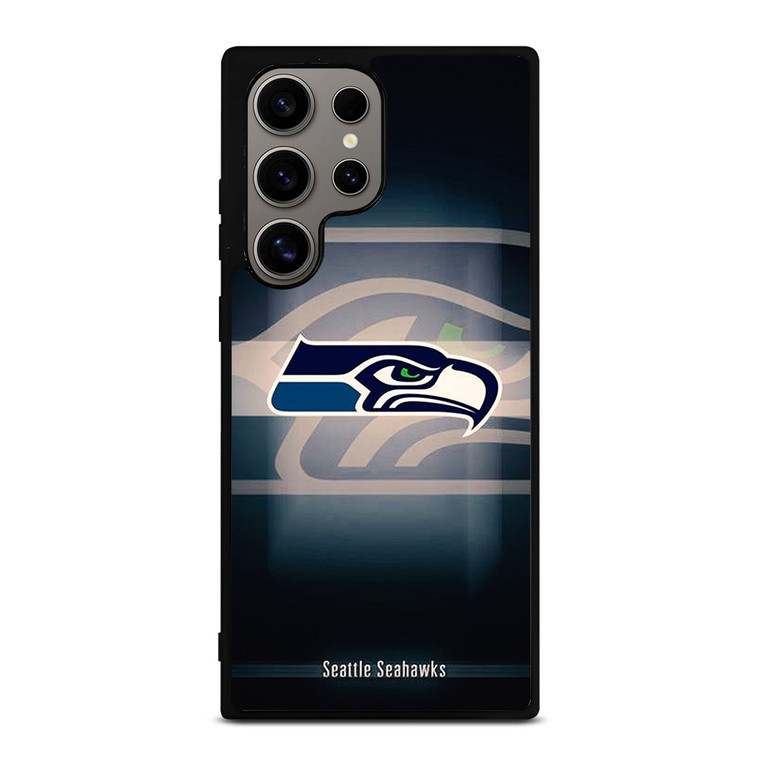 SEATTLE SEAHAWKS FOOTBALL BLUE Samsung Galaxy S24 Ultra Case
