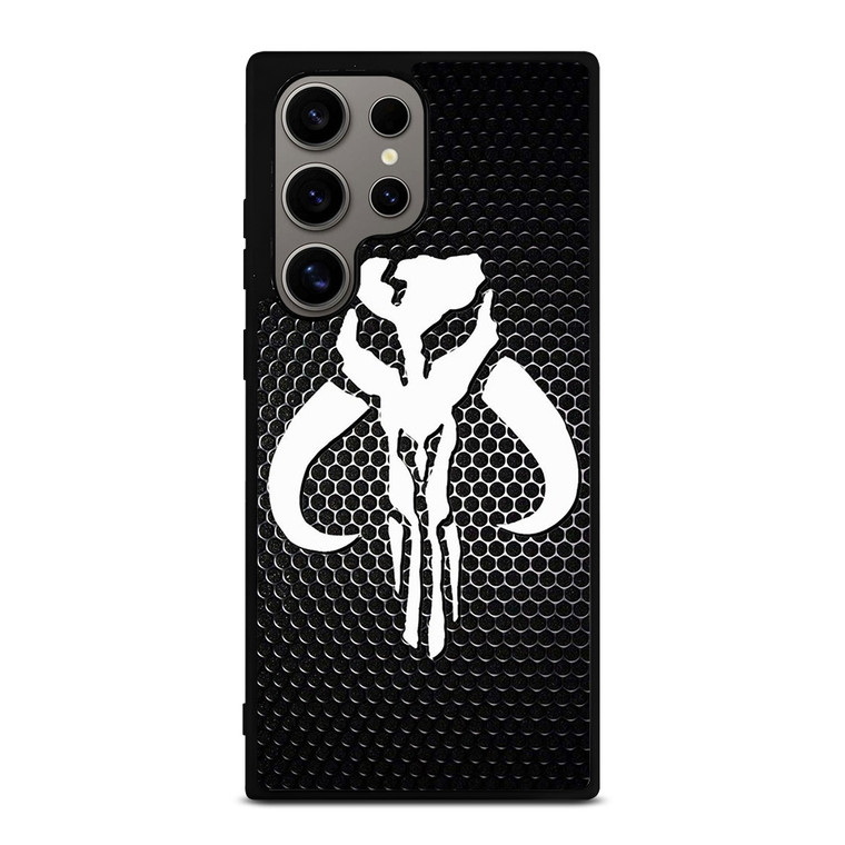 STAR WARS MANDALORIAN LOGO CARBON Samsung Galaxy S24 Ultra Case