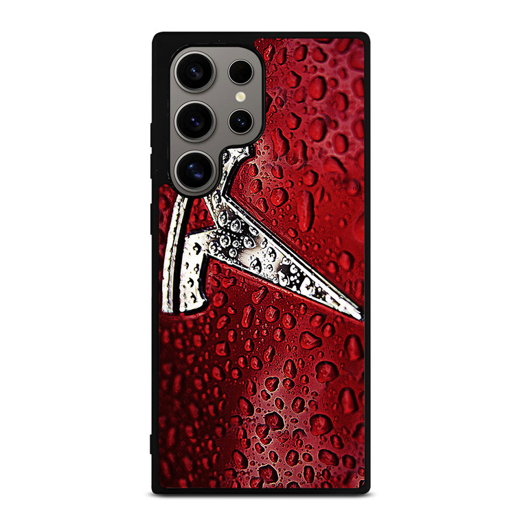 TESLA RED WATER EMBLEM Samsung Galaxy S24 Ultra Case