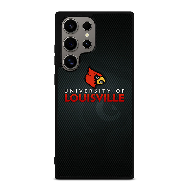 UNIVERSITY OF LOUISVILLE CARDINALS FOOTBALL LOGO MASCOT Samsung Galaxy S24 Ultra Case