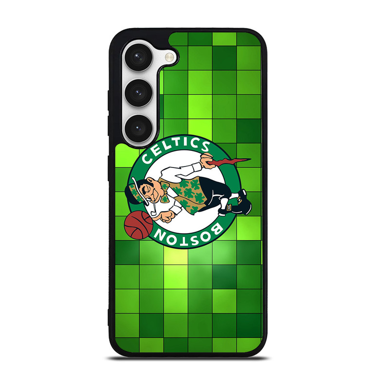 BOSTON CELTICS BASKETBALL SQUARE LOGO Samsung Galaxy S23 Case