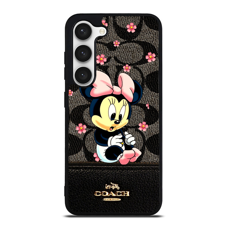 COACH NEW YORK LOGO BABY MINNIE MOUSE Samsung Galaxy S23 Case