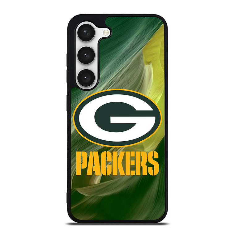 GREEN BAY PACKERS ART FOOTBALL Samsung Galaxy S23 Case