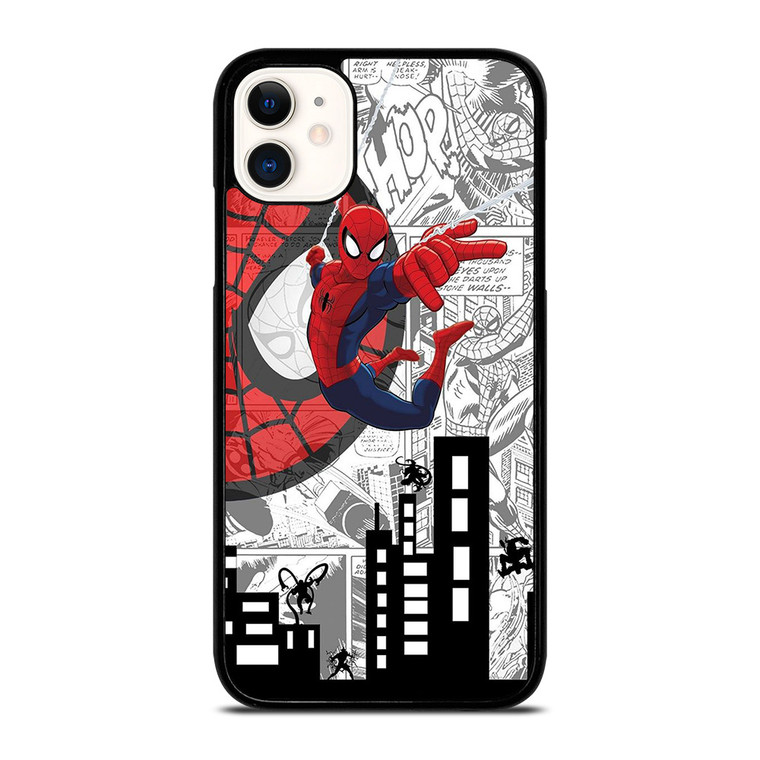 MARVEL SPIDERMAN COMIC CARTOON iPhone 11 Case