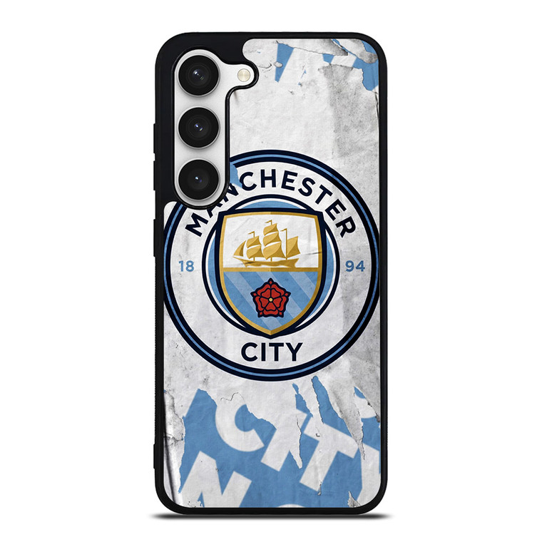 MANCHESTER CITY FOOTBALL ART LOGO Samsung Galaxy S23 Case