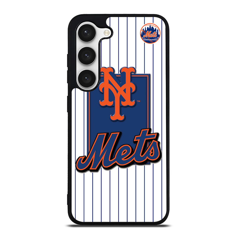 NEW YORK METS LOGO MLB JERSEY Samsung Galaxy S23 Case