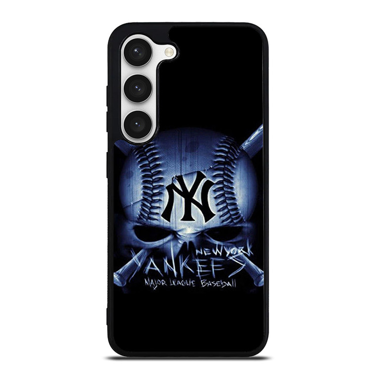 NEW YORK YANKEES BASEBALL SKULL Samsung Galaxy S23 Case