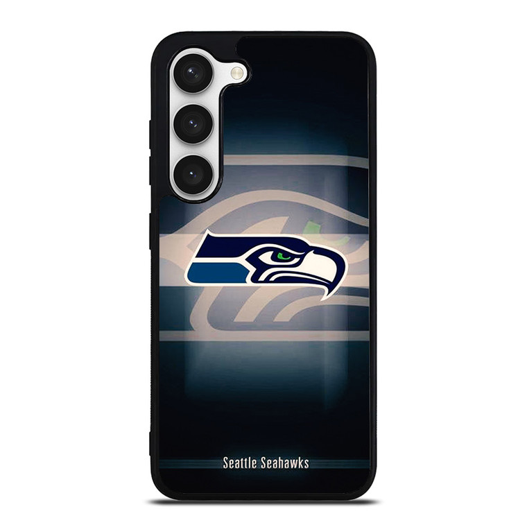 SEATTLE SEAHAWKS FOOTBALL BLUE Samsung Galaxy S23 Case