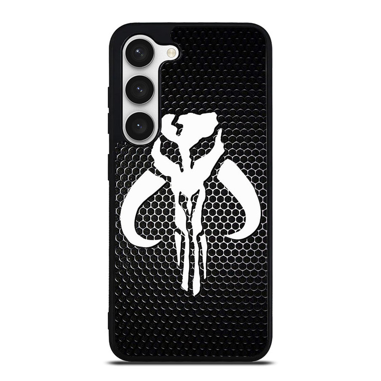 STAR WARS MANDALORIAN LOGO CARBON Samsung Galaxy S23 Case