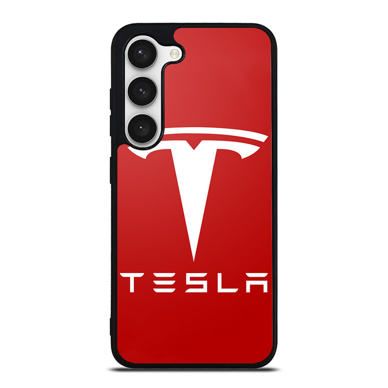 TESLA MOTORS RED LOGO Samsung Galaxy S23 Case