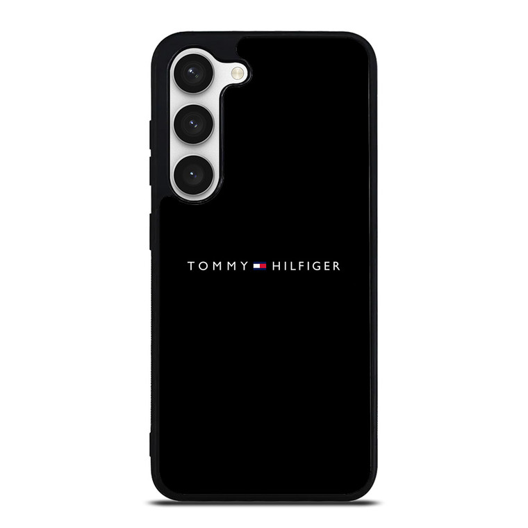 TOMMY HILFIGER BLACK WALL Samsung Galaxy S23 Case