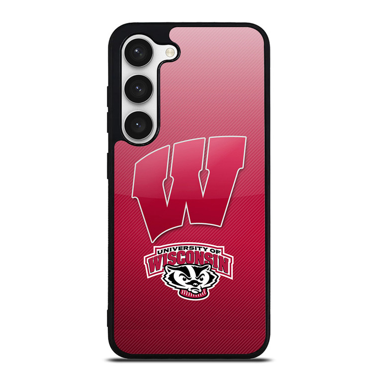 WISCONSIN BADGER LOGO UNIVERSITY FOOTBALL TEAM Samsung Galaxy S23 Case