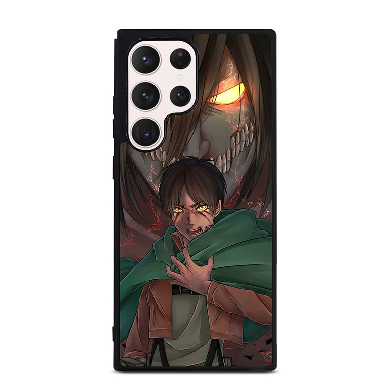 ATTACK ON TITAN EREN YEAGER ANIME MANGA Samsung Galaxy S23 Ultra Case