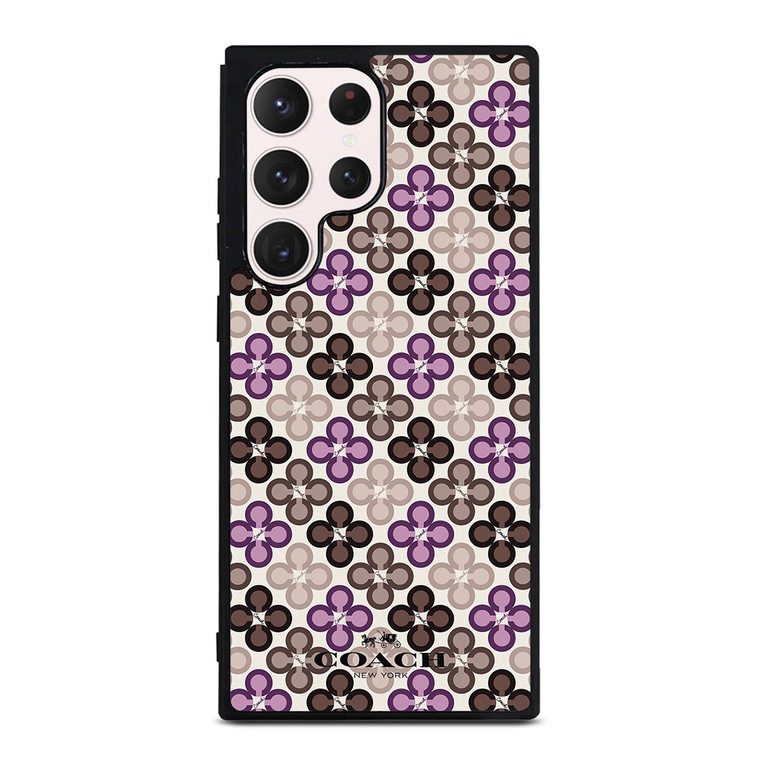 COACH NEW YORK DESIGN PATERN Samsung Galaxy S23 Ultra Case