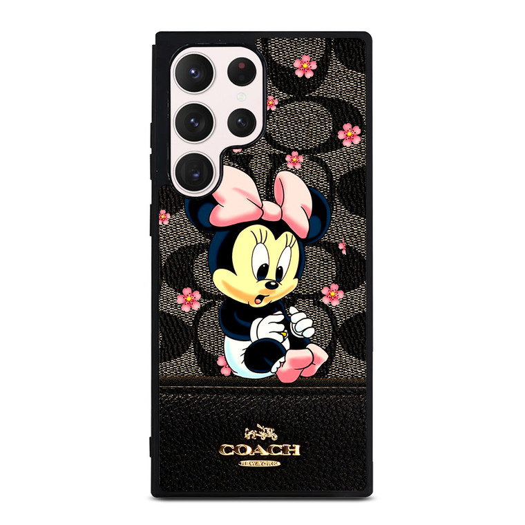 COACH NEW YORK LOGO BABY MINNIE MOUSE Samsung Galaxy S23 Ultra Case