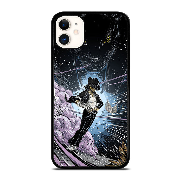 MICHAEL JACKSON CARTOON ART iPhone 11 Case