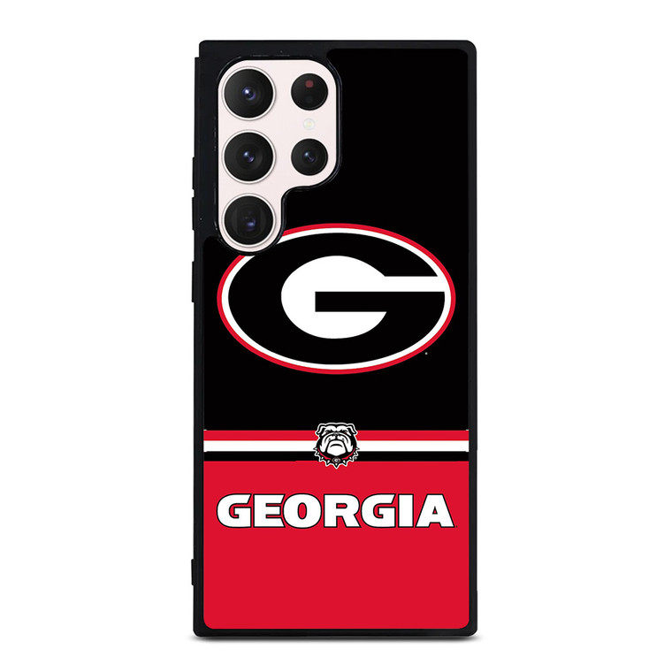 GEORGIA BULDOGS STRIPS Samsung Galaxy S23 Ultra Case