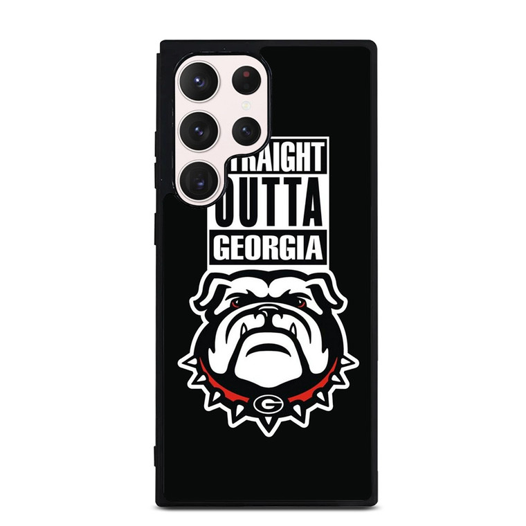 GEORGIA BULLDOGS UGA STRAIGHT OUTTA Samsung Galaxy S23 Ultra Case