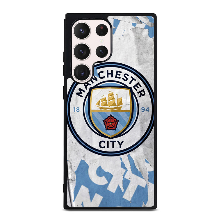 MANCHESTER CITY FOOTBALL ART LOGO Samsung Galaxy S23 Ultra Case