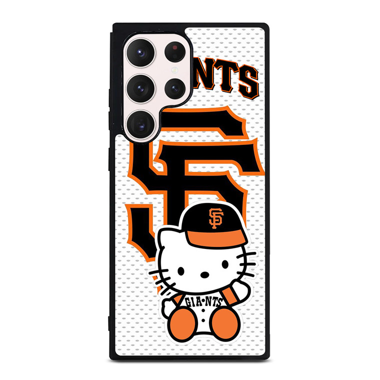 SAN FRANCISCO GIANTS MLB HELLO KITTY Samsung Galaxy S23 Ultra Case SAN FRANCISCO GIANTS MLB HELLO KITTY Samsung Galaxy S23 Ultra Case