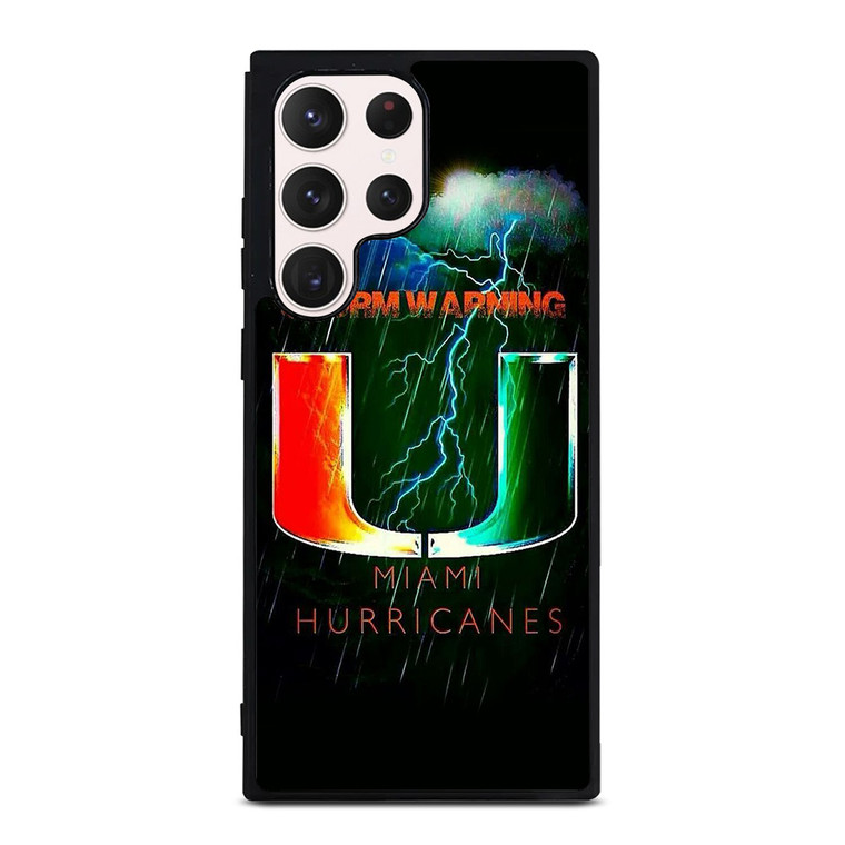 UM MIAMI HURRICANES NFL THUNDER Samsung Galaxy S23 Ultra Case