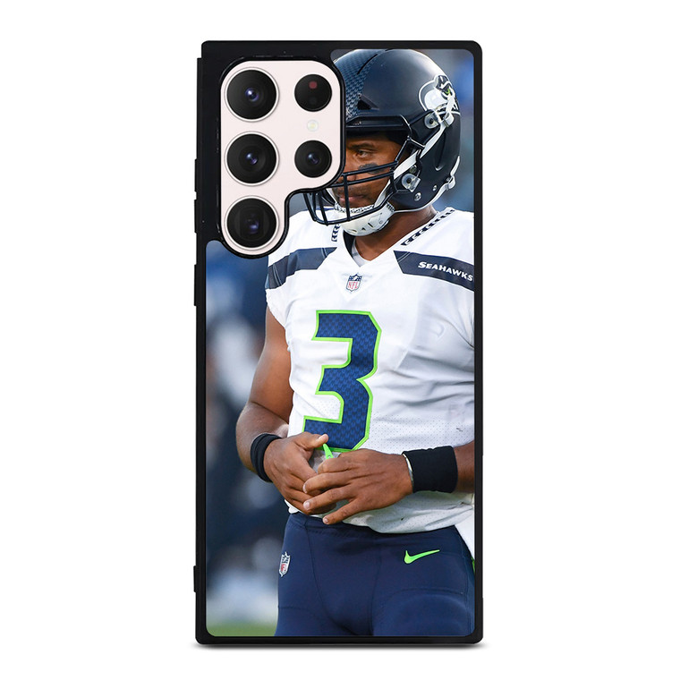 WILSON SEATTLE SEAHAWKS WHITE JERSEY Samsung Galaxy S23 Ultra Case