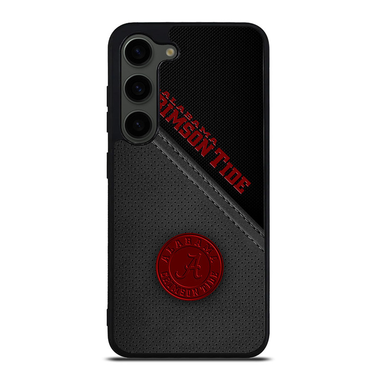 ALABAMA CRIMSON TIDE LEATHER Samsung Galaxy S23 Plus Case
